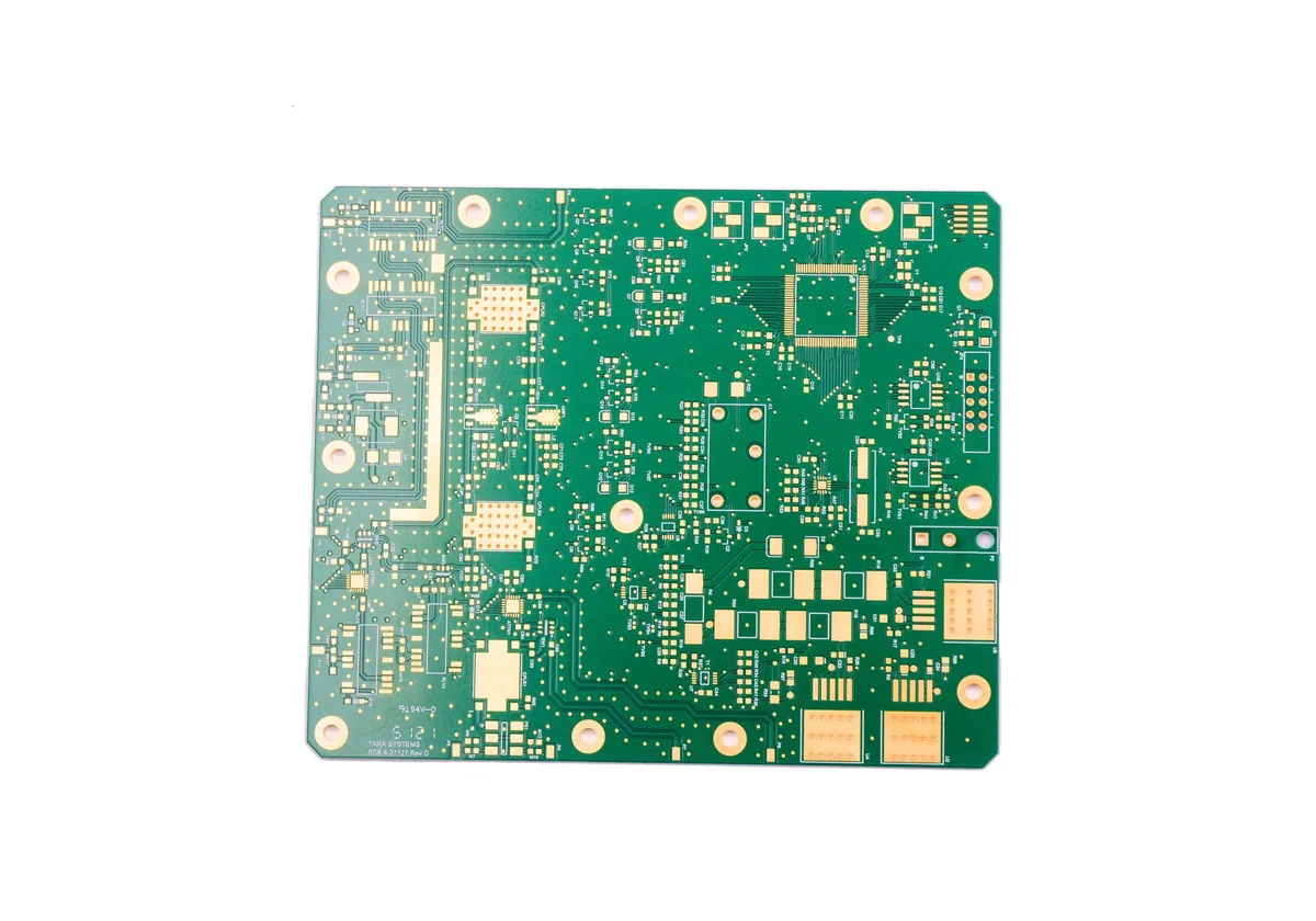 Green multilayer FR-4 PCB with ENIG finish, typical of boards built on ITEQ IT-180A laminate