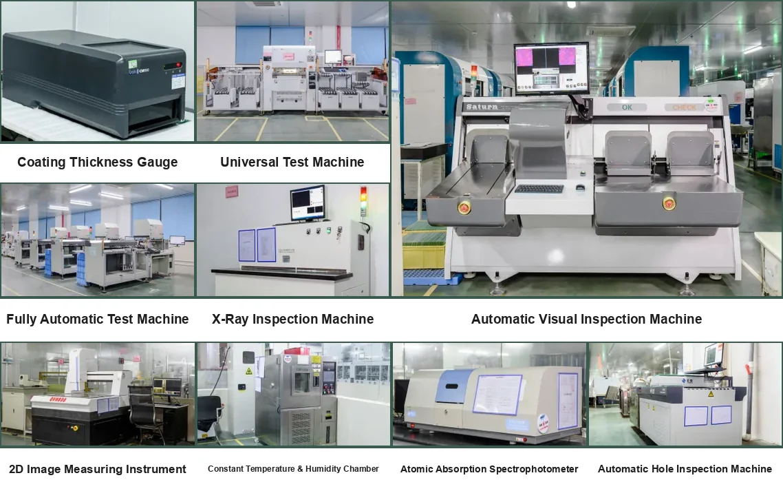 PCB inspection and test equipment: automatic visual inspection, X-ray inspection, flying probe and universal test machines, 2D measuring, hole inspection and environmental chamber
